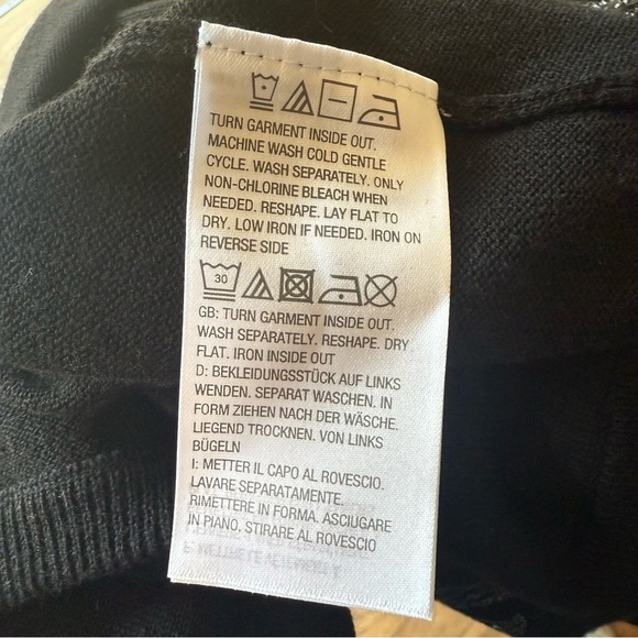 Bob Mackie Womens 3/4 Sleeve Open Front Cardigan Sequin Detail 2X Black NWT - Picture 7 of 8